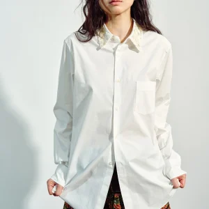 VERMO Classic Practical Heavy Duty Hand Sewn Natural  Button Inner Wear Layered White Shirt Women's Fashion Cotton Shirt - AliExpress Shirts & Blouses