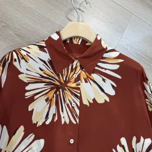 2026 Early Spring New Arrival: Women'S High-Quality Silk Printed Shirt, Loose Fit, Casual, Slimming, Versatile Top - AliExpress Shirts & Blouses