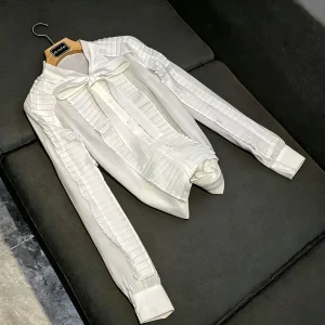 New Pure Color White Shirt Spring Summer Autumn Winter Stylish Commute Style Women's Shirt 100% Other Material Casual Top - AliExpress Shirts & Blouses