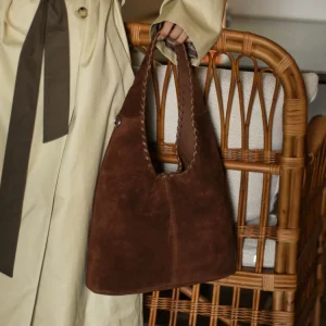 GENGWO Brown Fashion Simple Casual Genuine Leather Women Bucket BagHandbag Real  Leather Tote Armpit Shoulder Commuter Bag - AliExpress Women's Handbags