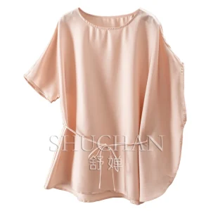 Light Luxury Quality 92% Natural Silk Asymmetrical Waist Shirt Women's 57J5 Blouse Summer Fashion Top New 2026 - AliExpress Shirts & Blouses