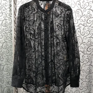 Milan Small Town Special Offer Loose Fit Embroidered Lace Sleeveless Shirt Women's Original Design Straight Tube Glimmering - AliExpress Shirts & Blouses