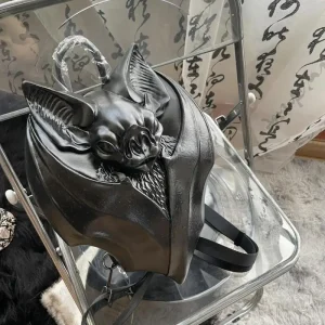 European and American Punk Style Bat Shaped Design Backpack Original Personalized High-end Halloween Exclusive Women's Bag Trend - AliExpress Women's Handbags