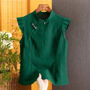 New Chinese-Style Heavy Silk Xiangyun Yarn Elegant Blouse for Women, 2026 Autumn New Product, National Style Fashionable Mulberry Silk Top - AliExpress Shirts & Blouses