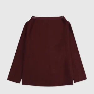 Elegant Red One-Shoulder Top BackAtOne Casual Loose Fit Long Sleeve Women's Shirt Breathable Moisture Wicking Lenzing Modal - AliExpress Shirts & Blouses