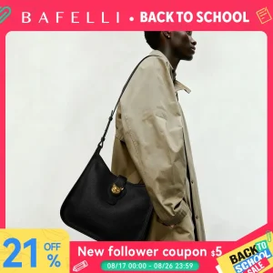 BAFELLI 2026 New Women's Natural Cattle Leather Bucket Bag - Versatile & Chic Shoulder & Crossbody - AliExpress Women's Handbags