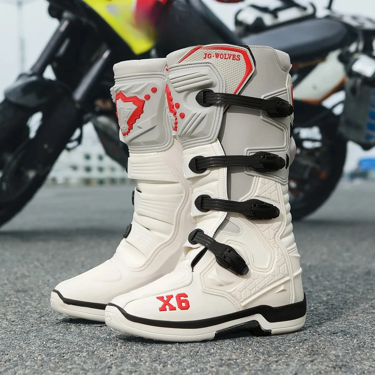 Moto Motorbike Equipment Racing Long Motorcycle Boots Men Motorcycle Boot Men Women Riding Mid-Calf Ankle Protective Shoes - AliExpress Motorcycle Equipments