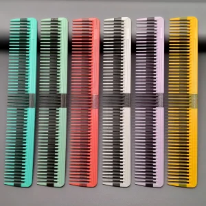 1Pcs Barber Comb with Spiral Pattern, Multi-Colored Style, Men's Hair Comb, Women's Hair Comb, Comb Teeth with Spiral Pattern, More Suitable for Fixing Hair and Trimming, Professional Salon Use - AliExpress Hair Care & Styling