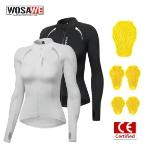 WOSAWE Women Motorcycle Jacket Autumn Winter Warm Riding Coat with Protective Pads Reflective Moto Gear Touring Streetwear - AliExpress Motorcycle Equipments