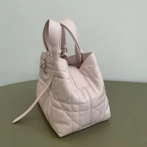 Women Diamond Quilted Soft Leather Tote Bag Double Top Handle Metal Ring Decor Detachable Shoulder Strap Casual Daily Crossbody Handbag - AliExpress Women's Handbags