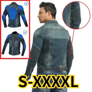 Motorcycle Riding Jackets For Men Women Casual Four Seasons Motorbike Denim Jackets Anti Fall Retro Motorcycle Jeans Coats - AliExpress Motorcycle Equipments