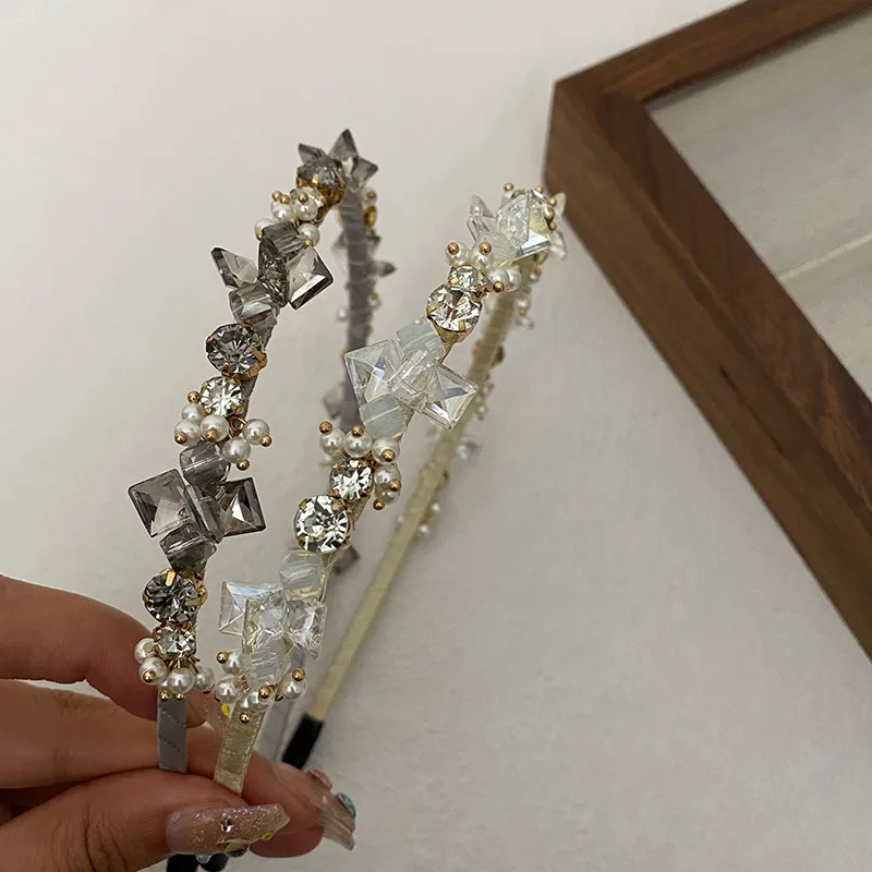 Korean Crystal Headband for Women Premium Ethereal Forest Style Daily Styling Soft Lightweight Versatile Comfortable - AliExpress Hair Care & Styling