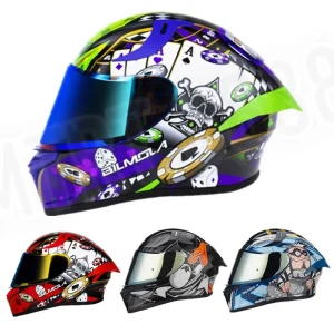 Full Face Motorcycle Helmet Racing Moto Helmets DOT Certified Cacso Motorcycle for Adult Men Women with Tinted - AliExpress Motorcycle Equipments
