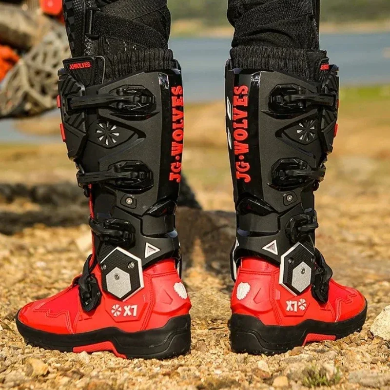 Motorcycle Boot Motorbike Equipment Racing Rally Long Botas Men Women Riding Mid-Calf Ankle Protective Shoes Motorcycle Boots - AliExpress Motorcycle Equipments