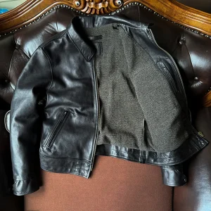 Pure Cowhide Retro Motorcycle Leather Jacket Men Women Short Lapel Slim Fit Chaqueta Cuero Moto Vintage Durable  מעיל אופנוע - AliExpress Motorcycle Equipments
