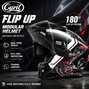 CYRIL Flip Up Motorcycle Helmet Modular Full Face Helmet Dual Visor Touring Riding Helmet For Men Women - AliExpress Motorcycle Equipments