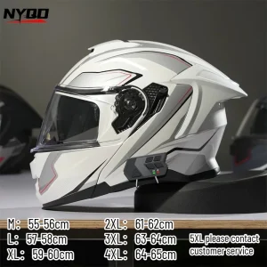 Modular Flip Up Motorcycle Helmet Built-in Bluetooth Headset Full Face Helmet For Men Women Size M-5XL - AliExpress Motorcycle Equipments