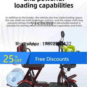 ABB electric tricycle household small mini elderly walking folding lightweight men's and women's elderly leisure battery car - AliExpress Motorcycle & ATV