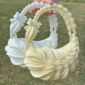 Original Niche Ins Fried Dough Twists Braid Shaped Handbag Women's Lovely Princess Party Long Contract 3D TPU Flip Soft Bag - AliExpress Women's Handbags