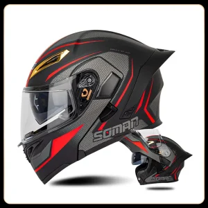 DOT Approved Motorcycle Modular Full Face Helmet For Men Women Dual Visors Breathable High Quality Protective - AliExpress Motorcycle Equipments