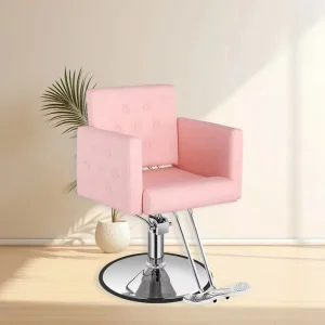Pink Salon Chair for Make up Hairdresser Barber Salon Chair Hair Stylist Women Man for Barbershop - AliExpress Hair Care & Styling
