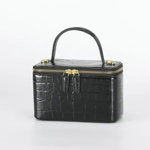 Crocodile Leather Women's  Handbag Leather Fashion Small Square Bag Large Capacity Makeup Bag Genuine Leather Crossbody Bag 45 - AliExpress Women's Handbags