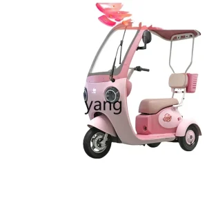 Yjq electric tricycle with shed women's small pick-up and drop-off children's transportation battery car - AliExpress Motorcycle & ATV