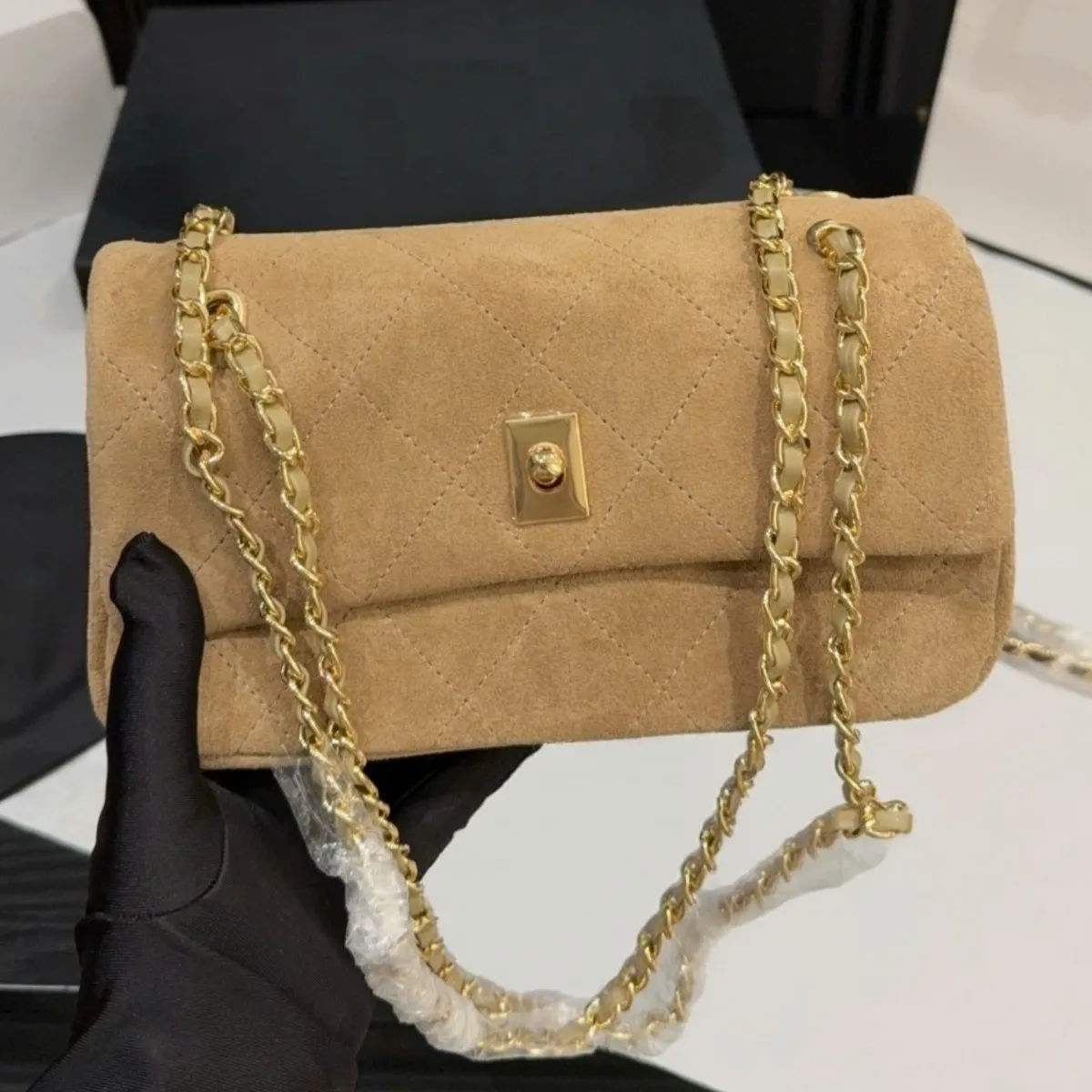 Retro Suede Diamond Grid Underarm Bag 2026 New Single Shoulder Crossbody Women's Bag Motorcycle Style Handbag Fashion Trend - AliExpress Women's Handbags
