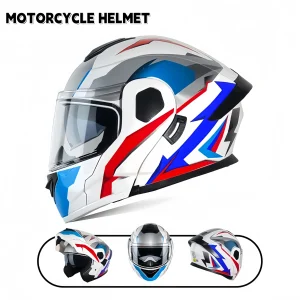 Full Face Motorcycle Helmet Dual Visor Stylish Full Coverage ABS Safety Helmet All Seasons Motorbike Helmet for Men Women - AliExpress Motorcycle Equipments
