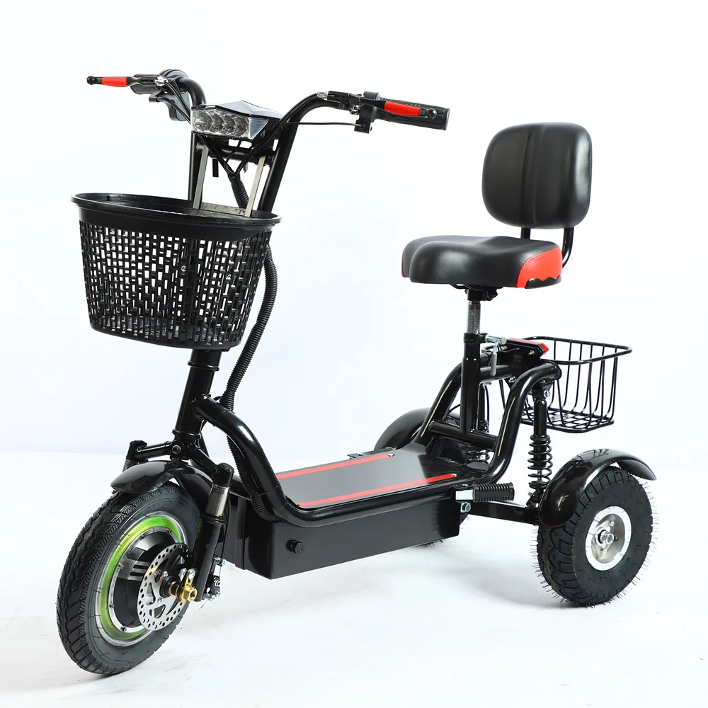 Electric Tricycle 12 Inch New Men and Women Adult Elderly Scooter Folding Mini Portable Battery Car - AliExpress Motorcycle & ATV