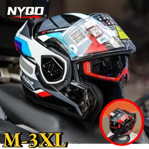 LS2 FF906 Advant Modular Flip Up Motorcycle Helmet Dual Visor Built in Sun Shield Men Women All Seasons Anti Fog ECE Approved - AliExpress Motorcycle Equipments