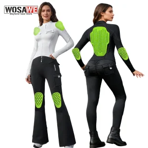 Women Motorcycle Jacket and Flare Pants Set Slim Fit High Waist Stretch Motorbike Suits Summer Sport Riding Soft Gear - AliExpress Motorcycle Equipments