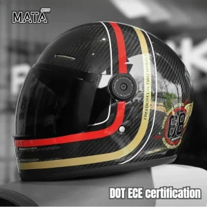 Original CYRIL Carbon Fiber Helmet Full Face Helmet Cover Retro Helmet Men and Women Motocross Cool Locomotive Casco Capacete - AliExpress Motorcycle Equipments
