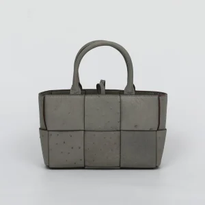 2024 New Ostrich Leather Women's Bag Fashion Genuine Leather Small Lady Handbag Large Capacity Hand Woven Shoulder Bag 45 - AliExpress Women's Handbags