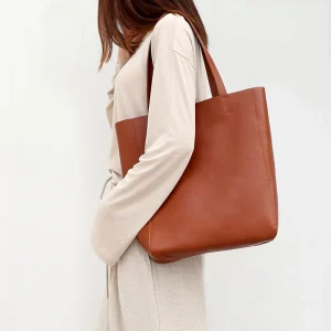 Genuine Leather Women Handbag 2025 New Female Tote Bag Briefcase Fashion Wild Large Capacity Shoulder Bag Cowhide - AliExpress Women's Handbags
