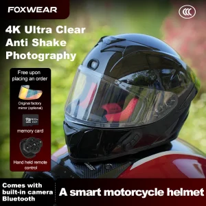 New AI Intelligence Motorcycle Helmet with Camera and Bluetooth Headset Full Face Helmet Men Women Cascos Moto with Taillights - AliExpress Motorcycle Equipments