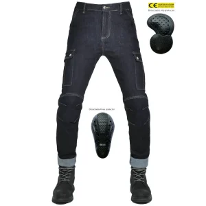 New Arrival Motorcycle Jeans Men Women Retro Slim Fit Motorbike Riding Pants Anti-fall Wear Resistant Off-road Biker Trousers - AliExpress Motorcycle Equipments