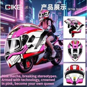 Qike Motocross Full Helmet Men Women All Season Motorcycle Riding Safety Helmet Winter Windproof - AliExpress Motorcycle Equipments