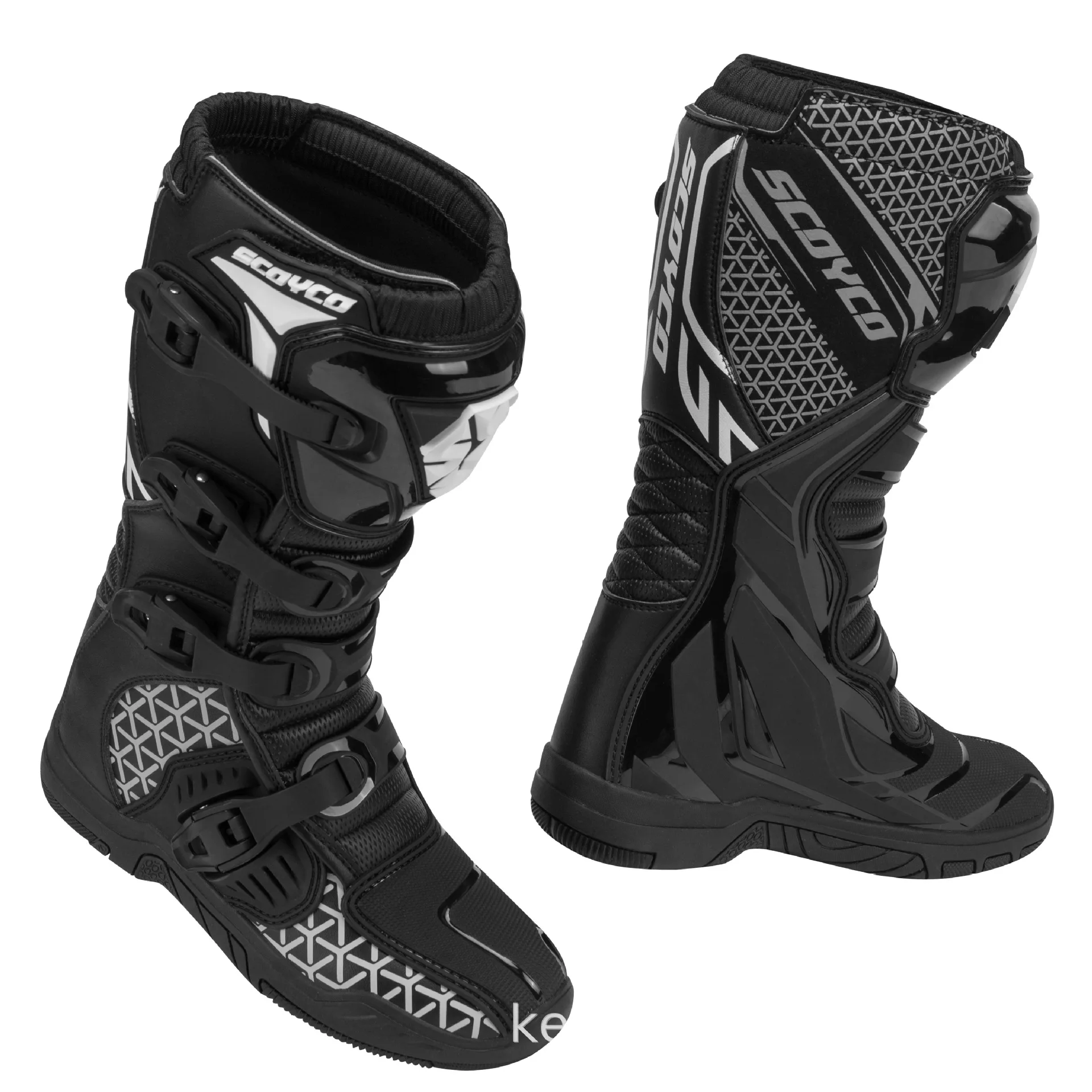 SCOYCO MBM009 Long Motorcycle Off-Road Boots Motorcycle Shoes Men and Women Anti-Drop Boots Riding Botas Motocross Waterproof - AliExpress Motorcycle Equipments