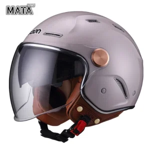 BEON  Retro 3/4 Open Face Motorcycle Helmet Vintage Chopper Capacete De Moto Men Women Scooter Motorbike Helmet DOT ECE - AliExpress Motorcycle Equipments