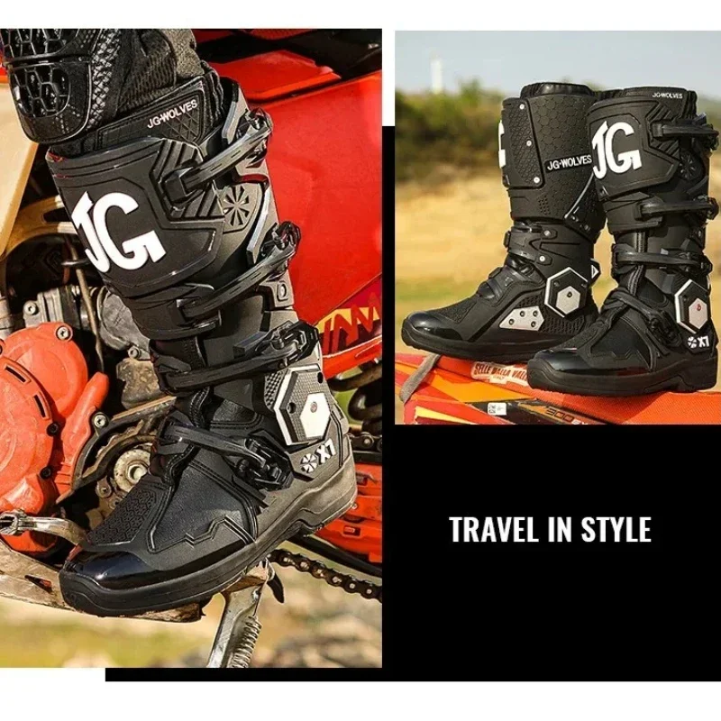 Motorbike Equipment Racing Rally Long BotasMen Women Riding Mid-Calf Ankle Protective Shoes Motorcycle Boots Motorcycle Boot - AliExpress Motorcycle Equipments