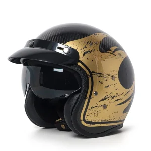 DOT Certified Fashion Pattern Carbon Fiber Half Helmet Lightweight Comfortable Designed for Men Women Riders - AliExpress Motorcycle Equipments