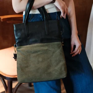 PNDME casual vintage designer handmade canvas leather women's large-capacity shoulder bag outdoor work travel crossbody bag - AliExpress Women's Handbags