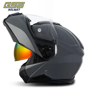 GSB 362 Modular Motorcycle Helmet Dual Visor Flip Up Full Face Helmet for Men Women All Season Motorbike Touring Safety Helmet - AliExpress Motorcycle Equipments