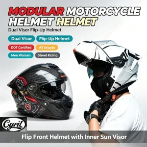 2026 New CYRIL Modular Motorcycle Helmet Full Face Flip Up Helmet For Men Women All Season Motorbike Riding Tour Commute Safety - AliExpress Motorcycle Equipments