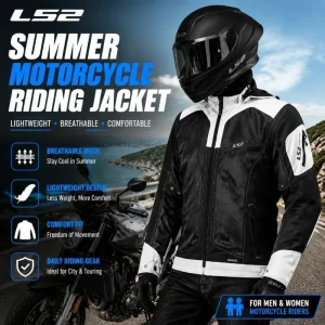 LS2 Motorcycle Riding Jacket Summer Mesh Jacket Breathable Protective Gear Racing Touring Jacket For Men Women - AliExpress Motorcycle Equipments