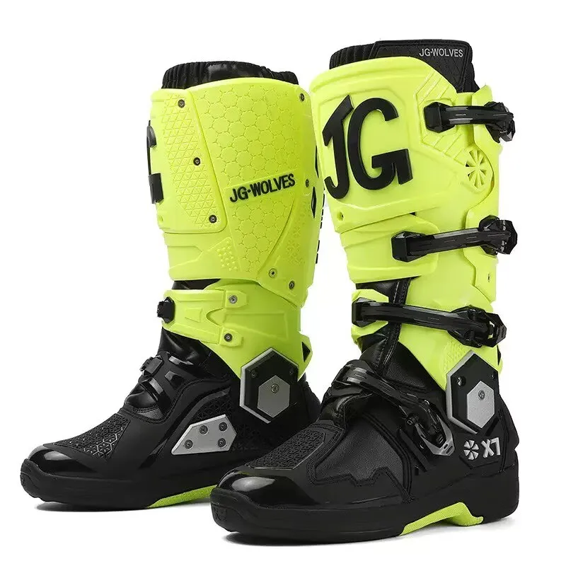 Motorcycle Boot Men Women Riding Mid-Calf Ankle Protective Shoes Motorbike Equipment Racing Rally Long Botas Motorcycle Boots - AliExpress Motorcycle Equipments