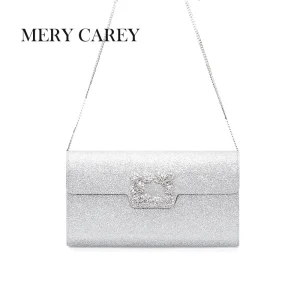 2025 New Fashionable Silver sequined Women's One Shoulder Chain Women's Bag Luxury Designer Elegant Rhinestone Banquet Handbag - AliExpress Women's Handbags