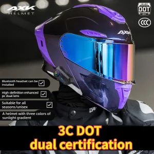 3C DOT certified motorcycle helmet flip over full face helmet Cascos Moto men's and women's all season universal safety - AliExpress Motorcycle Equipments