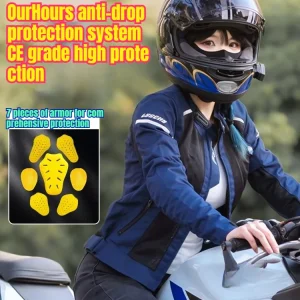 Cycling suit motorcycle summer mesh breathable anti-drop commuter racing rally CE2 locomotive suit men and women - AliExpress Motorcycle Equipments